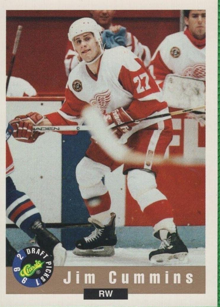 Jim Cummins #94 Hockey Cards 1992 Classic