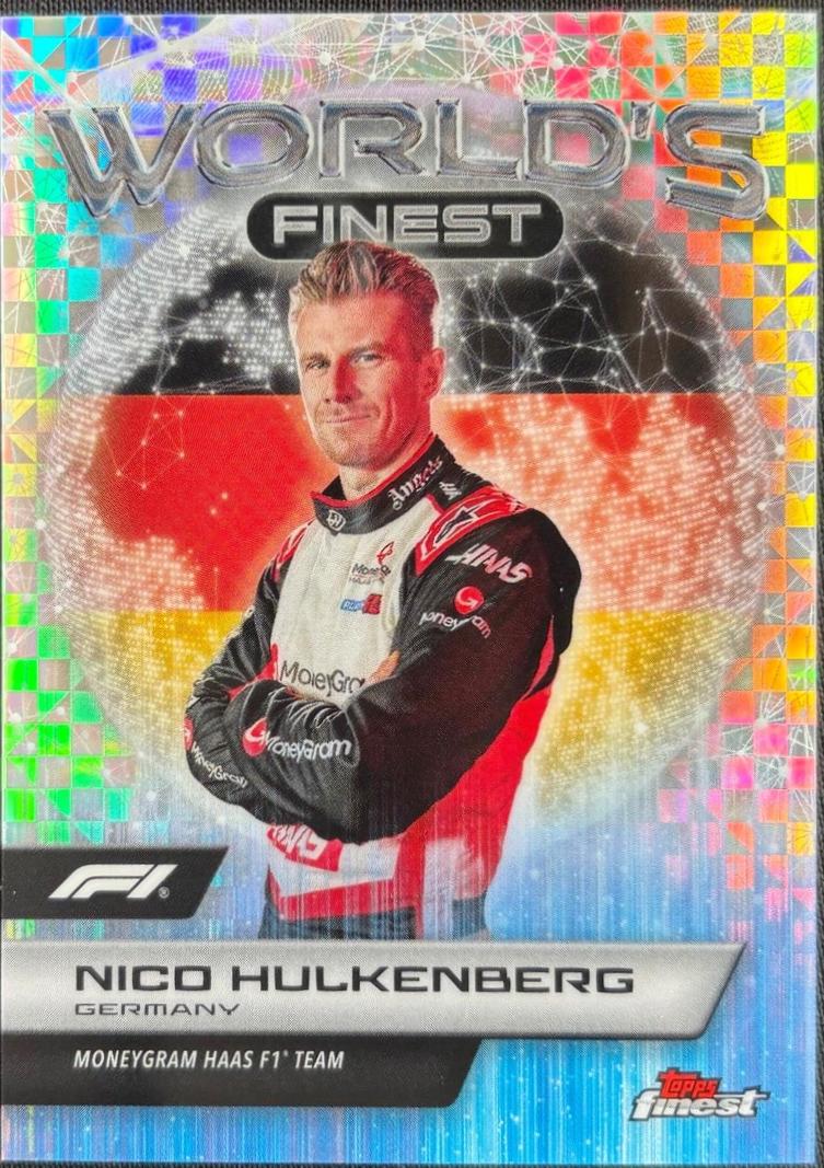 Nico Hulkenberg #WF-14 Racing Cards 2024 Topps Finest Formula 1 World’s Finest