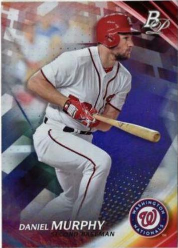 Daniel Murphy #3 Baseball Cards 2017 Bowman Platinum