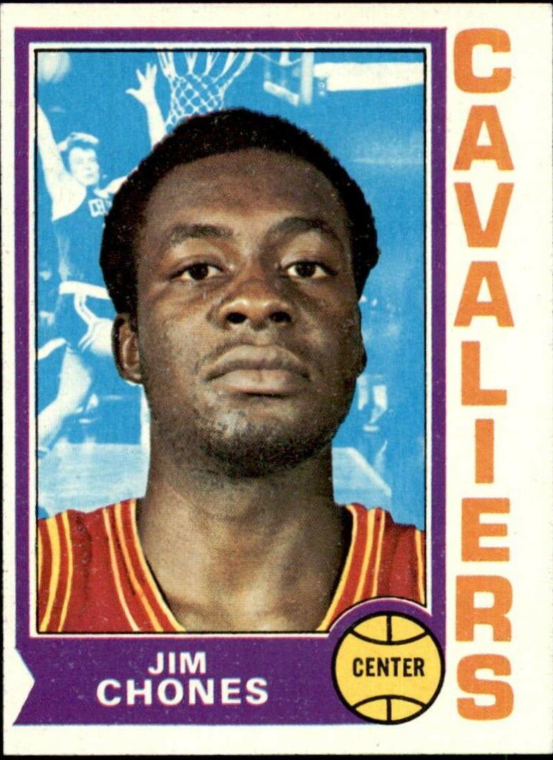 Jim Chones #6 Basketball Cards 1974 Topps