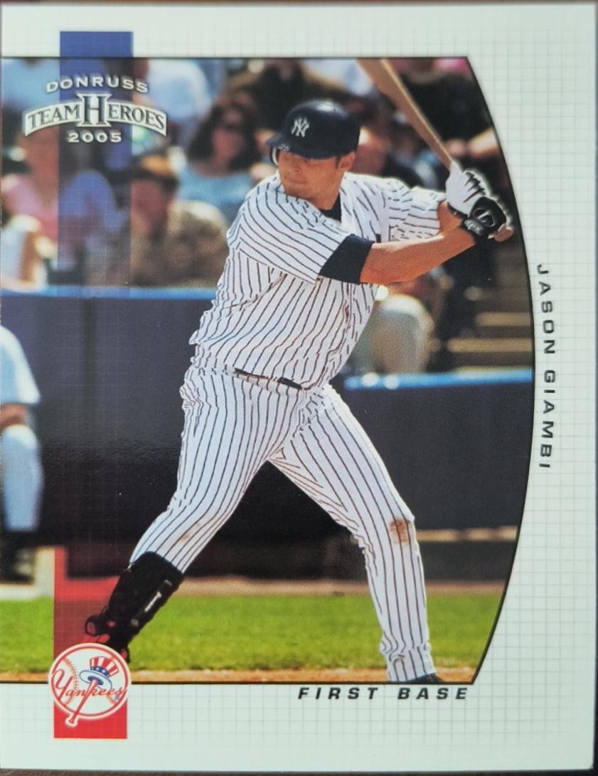 Jason Giambi #213 2005 Donruss Team Heroes Baseball