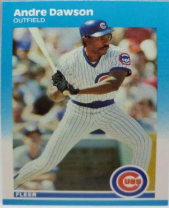 Andre Dawson #U-24 Baseball Cards 1987 Fleer Update