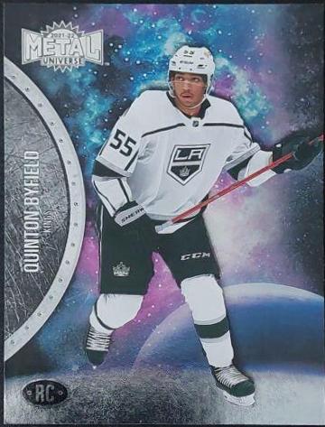 Quinton Byfield #151 Hockey Cards 2021 Skybox Metal Universe
