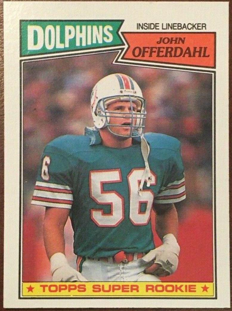 John Offerdahl #244 Football Cards 1987 Topps