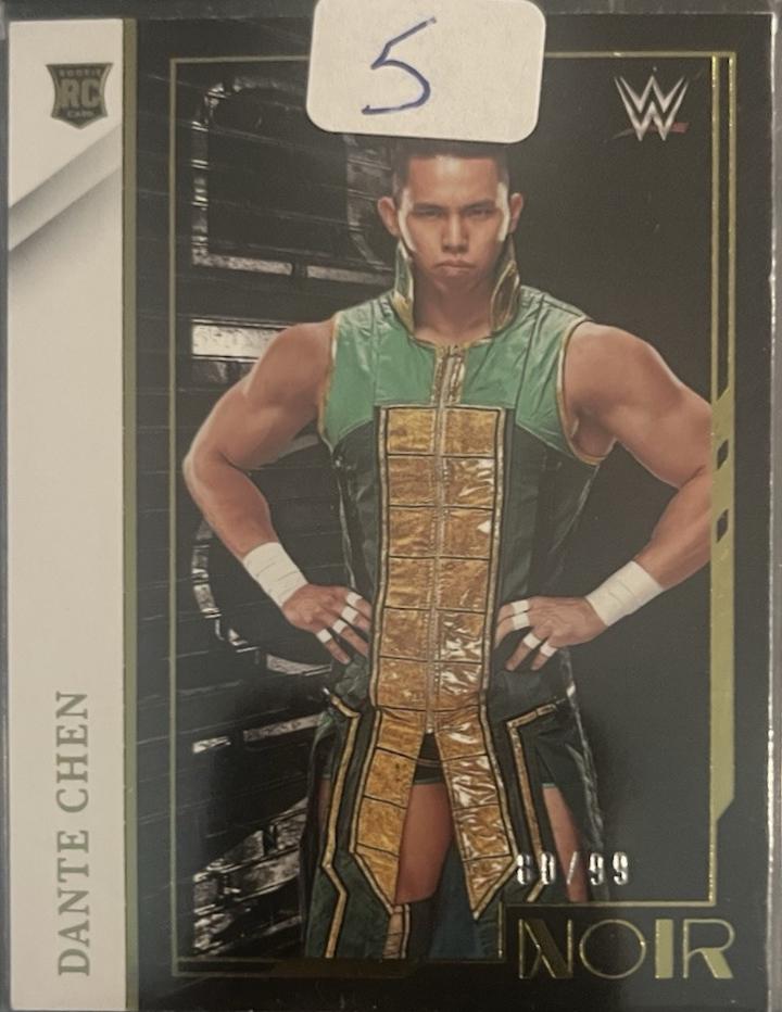 Dante Chen #421 Wrestling Cards 2022 Panini Chronicles WWE Noir