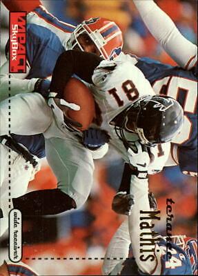 Terance Mathis #9 Football Cards 1996 Skybox Impact