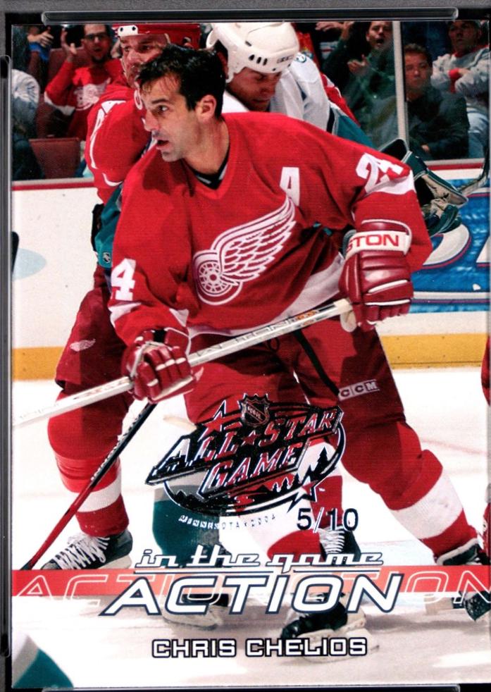 Chris Chelios #217 2003 In The Game Action Hockey