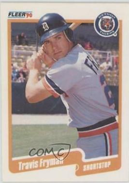Travis Fryman #U-96 Baseball Cards 1990 Fleer Update