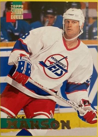Dave Manson #61 Hockey Cards 1994 Stadium Club