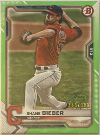 Shane Bieber [Neon Green] #28
