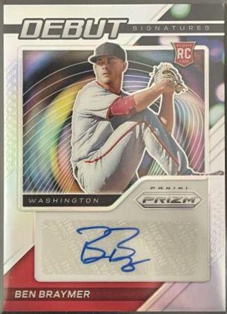 Ben Braymer #DS-BE Baseball Cards 2021 Panini Prizm Debut Signatures