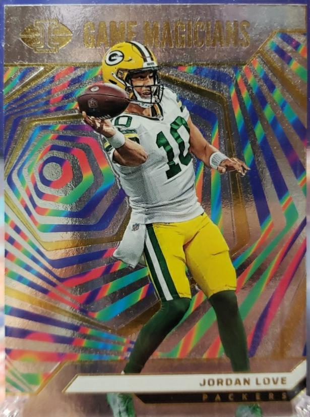 Jordan Love #11 Football Cards 2024 Panini Illusions Game Magicians