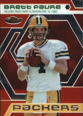Brett Favre #BF1 Football Cards 2006 Topps Finest Favre Moments