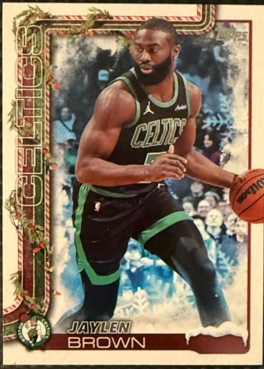 Jaylen Brown #SSV-JT Prices | 2025 Topps Holiday SSP Variation