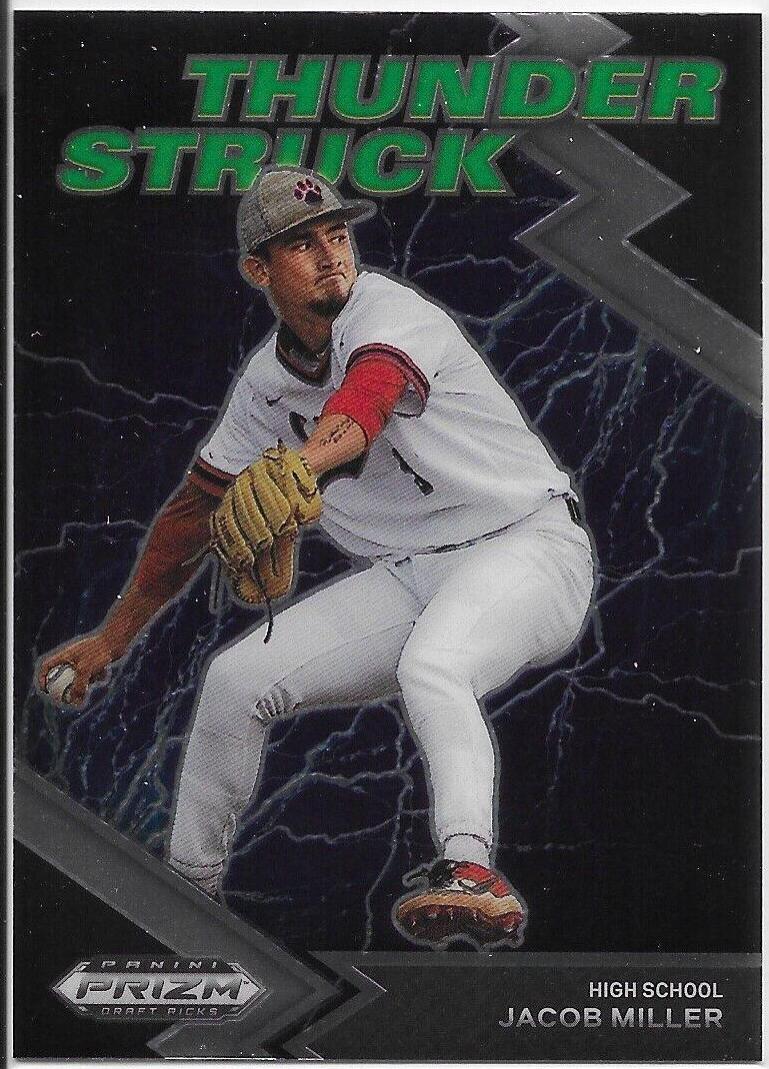 Jacob Miller #TH-JM 2022 Panini Prizm Draft Picks Thunderstruck Baseball