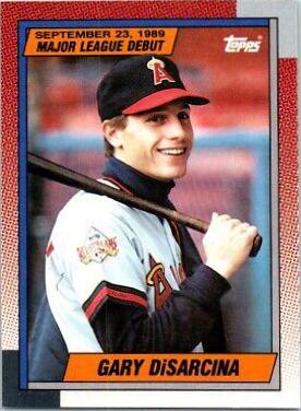Gary DiSarcina #31 Baseball Cards 1990 Topps Major League Debut