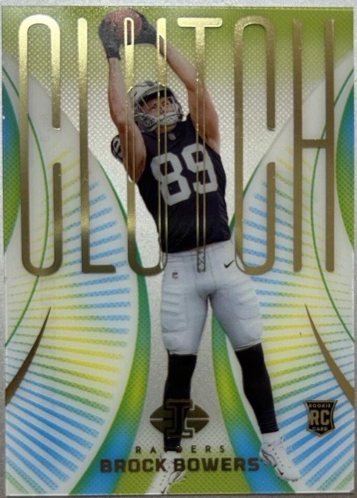 Brock Bowers #3 Football Cards 2024 Panini Illusions Clutch