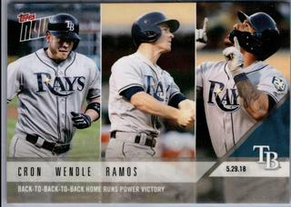 C.J. Cron, Joey Wendle, Wilson Ramos
