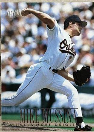 MIKE MUSSINA #9 Baseball Cards 1996 Ultra