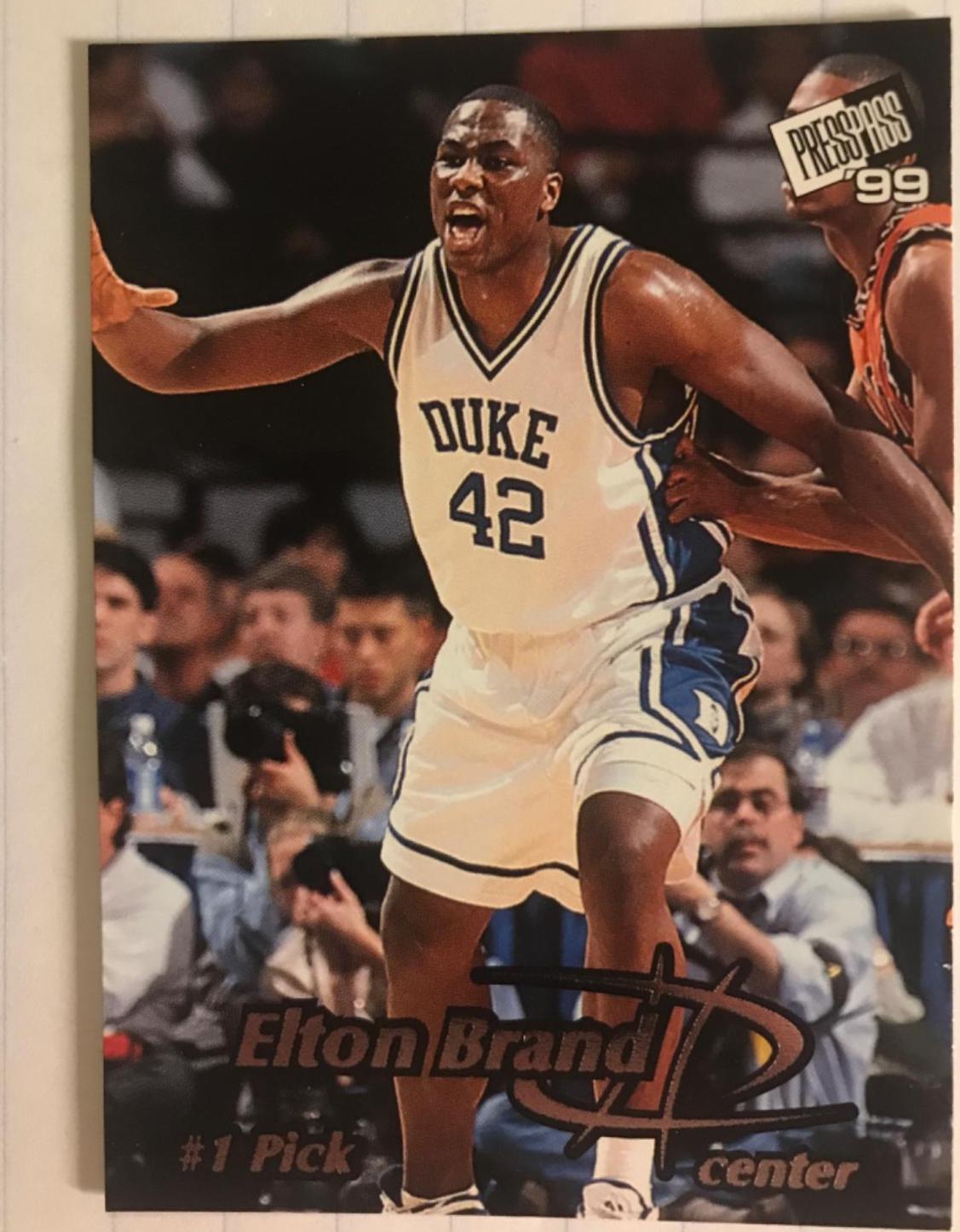Elton Brand #1 Basketball Cards 1999 Press Pass
