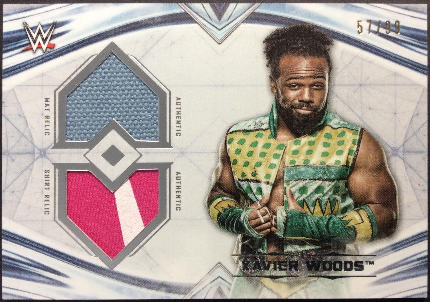 Xavier Woods #DR-XW Wrestling Cards 2020 Topps WWE Undisputed Dual Relics