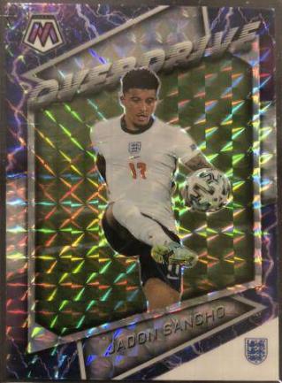 Jadon Sancho #28 Soccer Cards 2021 Panini Mosaic Road to FIFA World Cup Overdrive