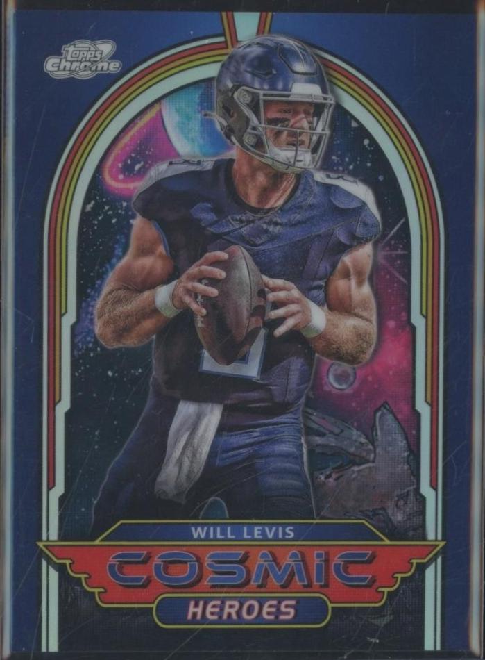 Will Levis #CH-4 Football Cards 2024 Topps Cosmic Chrome Heroes