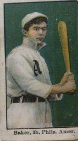 Home Run Baker Baseball Cards 1909 E90-1 American Caramel