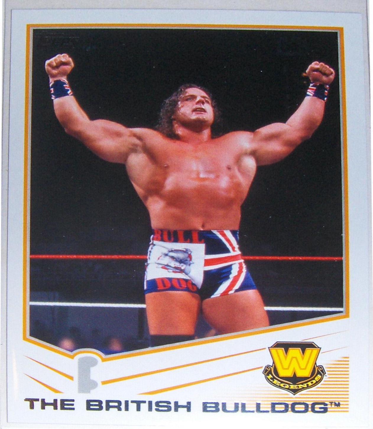 The British Bulldog #87 Wrestling Cards 2013 Topps WWE
