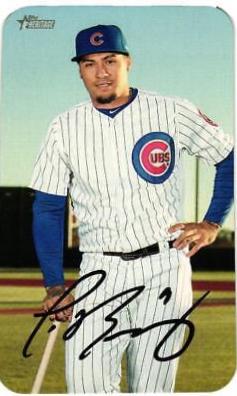 Javier Baez #7 Baseball Cards 2020 Topps Heritage 1971 Super