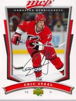 Eric Staal #131 Hockey Cards 2007 Upper Deck MVP