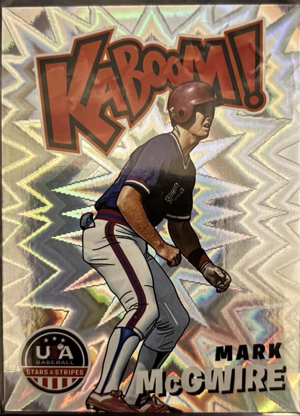 Mark McGwire #5 Baseball Cards 2025 Panini Stars and Stripes Kaboom