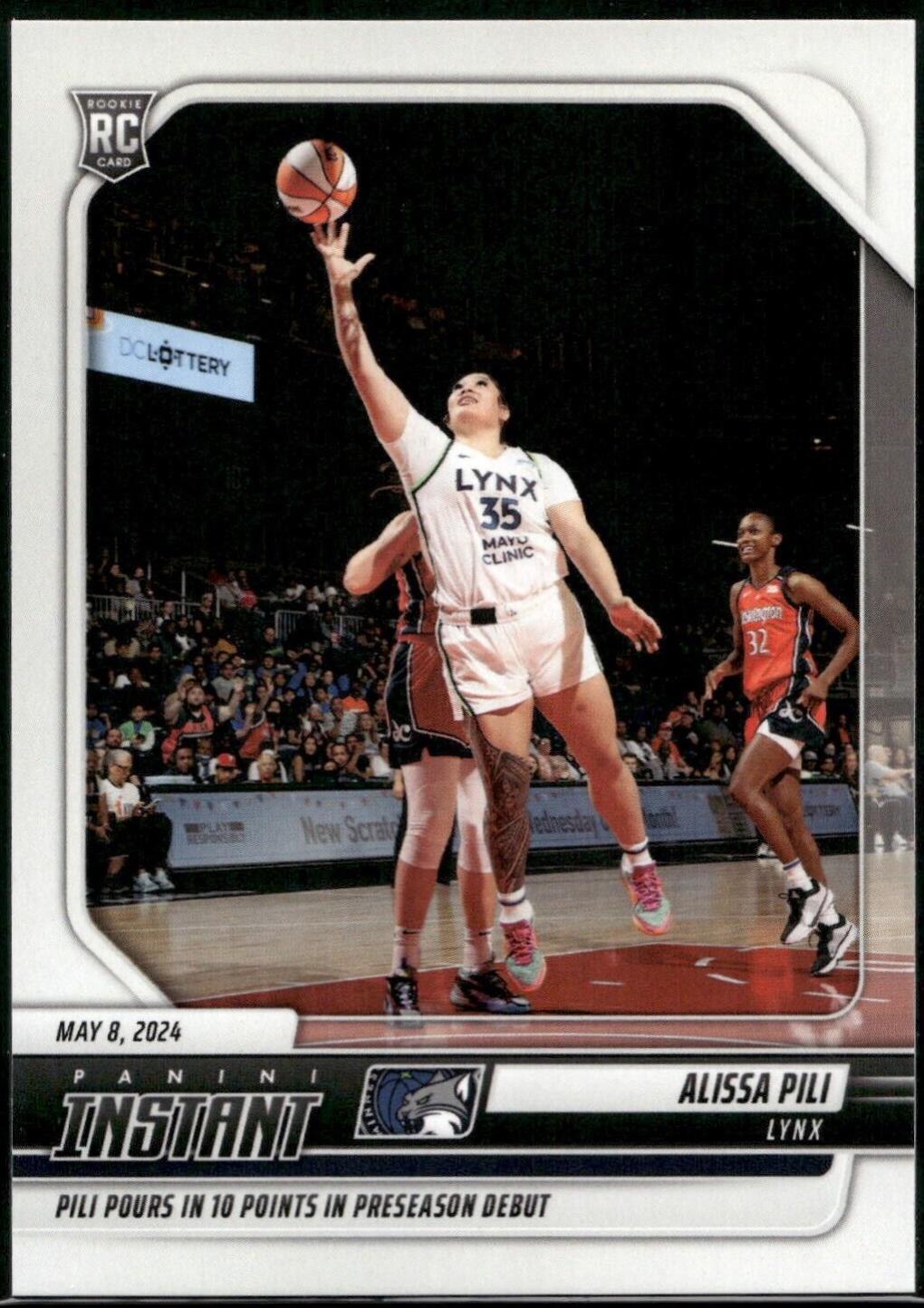 Alissa Pili #9 Basketball Cards 2024 Panini Instant WNBA