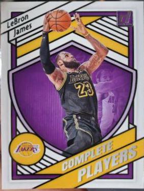 LeBron James #4 Basketball Cards 2020 Donruss Complete Players