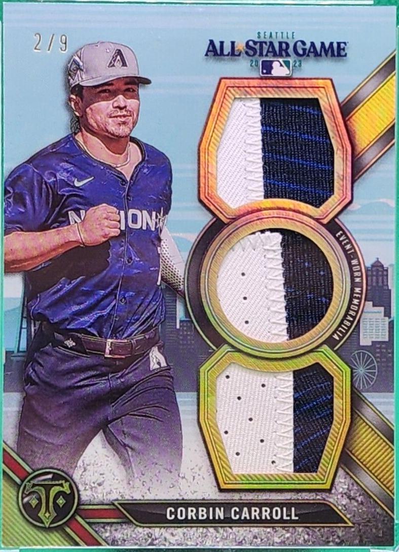 Corbin Carroll #ASP-CC Baseball Cards 2024 Topps Triple Threads All-Star Game Patch