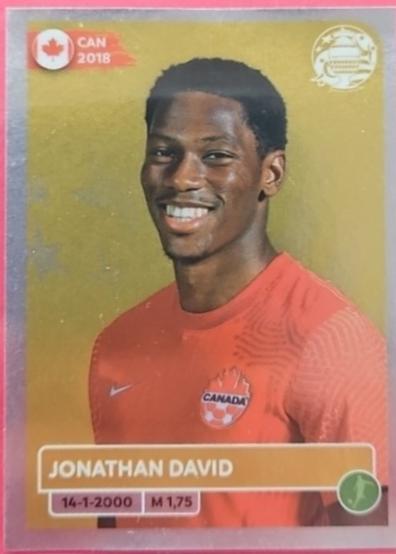 Jonathan David #CAN20 Soccer Cards 2024 Panini Copa America Sticker