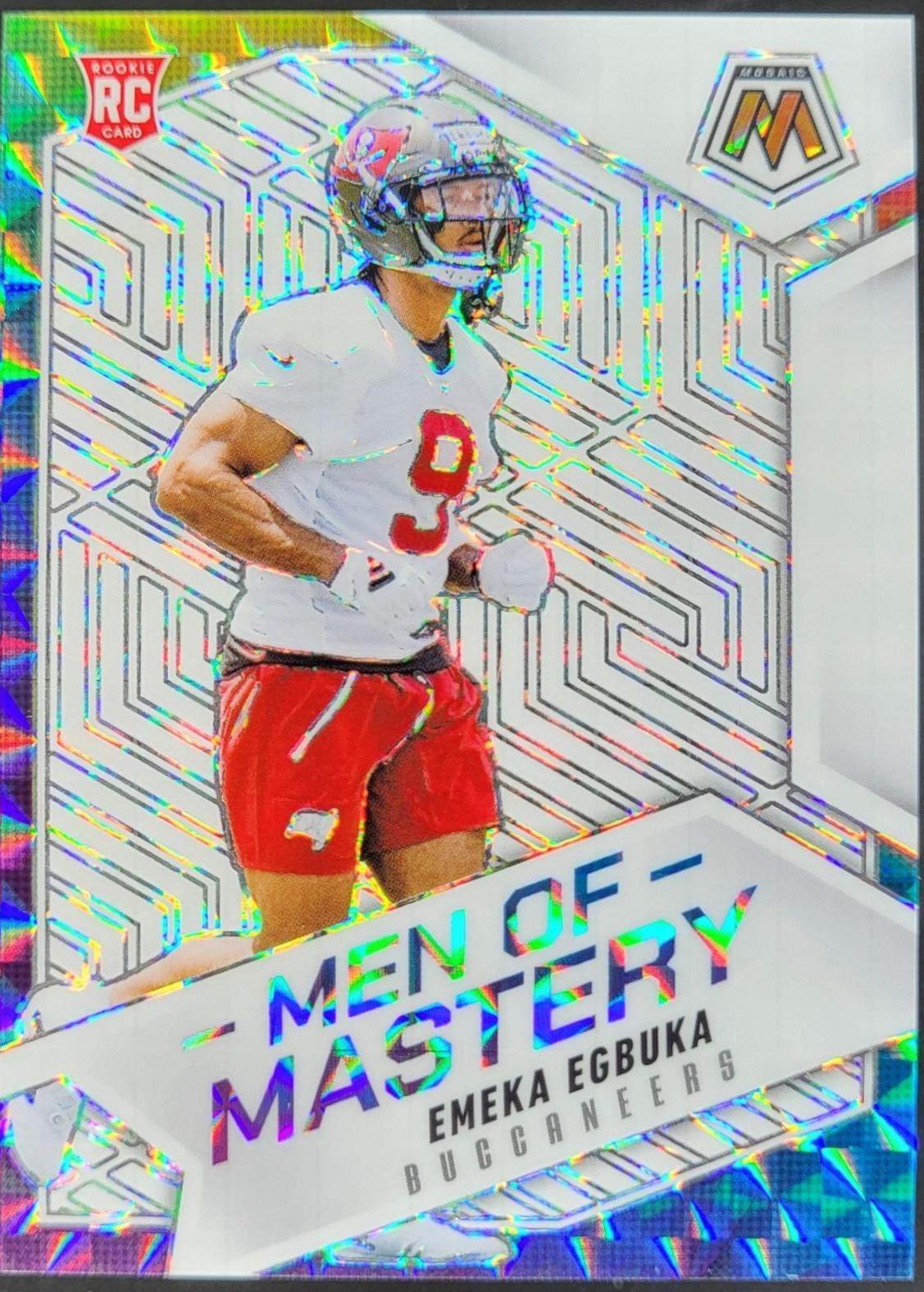 Emeka Egbuka [Mosaic White] #15 Prices | 2025 Panini Mosaic Men of ...