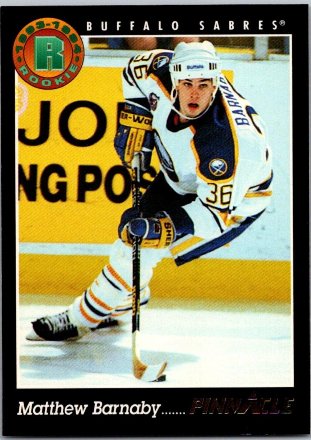 Matthew Barnaby #216 1993 Pinnacle Canadian Hockey