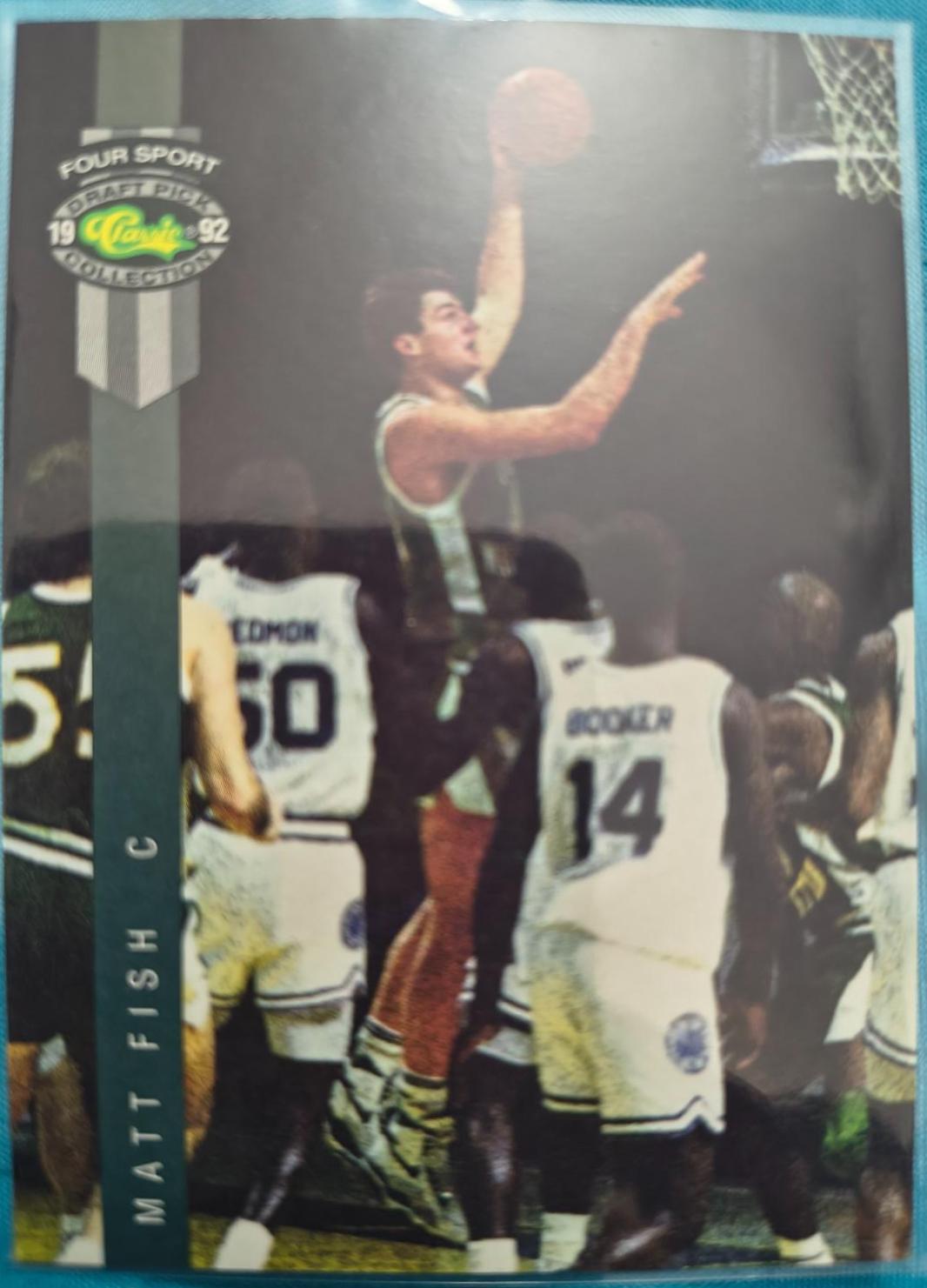 Matt Fish #68 1992 Classic 4 Sport Basketball