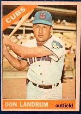 Don Landrum #43 Baseball Cards 1966 Venezuela Topps