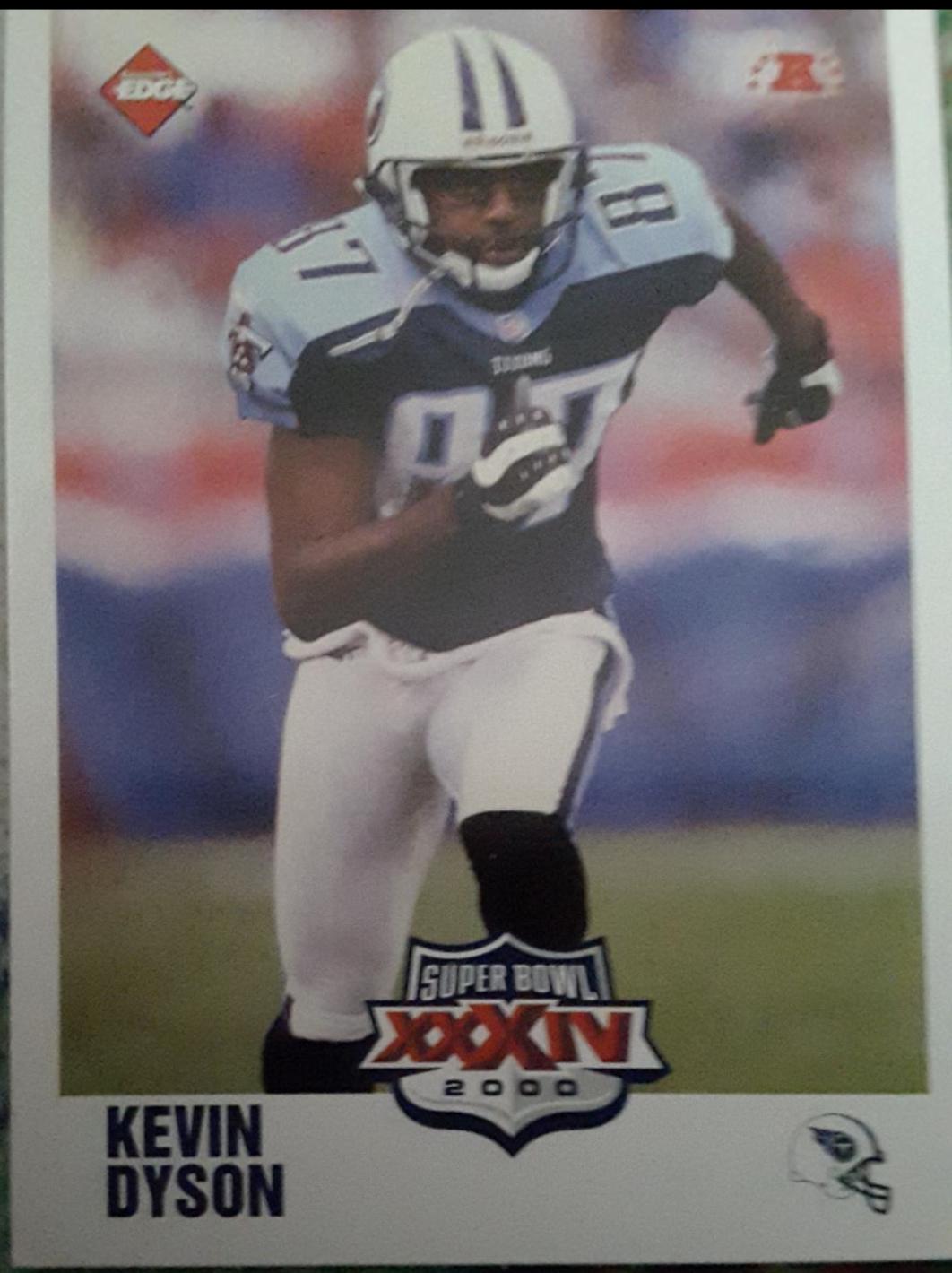 Kevin Dyson #T2 Football Cards 2000 Collector's Edge Super Bowl