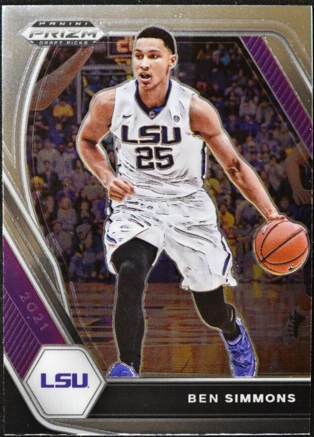 Ben Simmons #71 Basketball Cards 2021 Panini Prizm Draft Picks