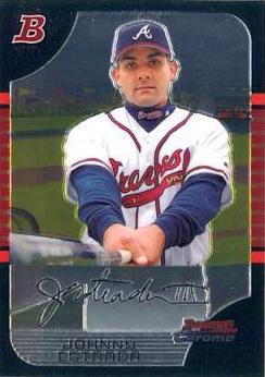 Johnny Estrada #9 Baseball Cards 2005 Bowman Chrome
