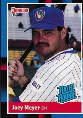 Joey Meyer #36 Baseball Cards 1988 Donruss