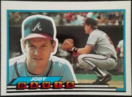 Jody Davis #3 Baseball Cards 1989 Topps Big