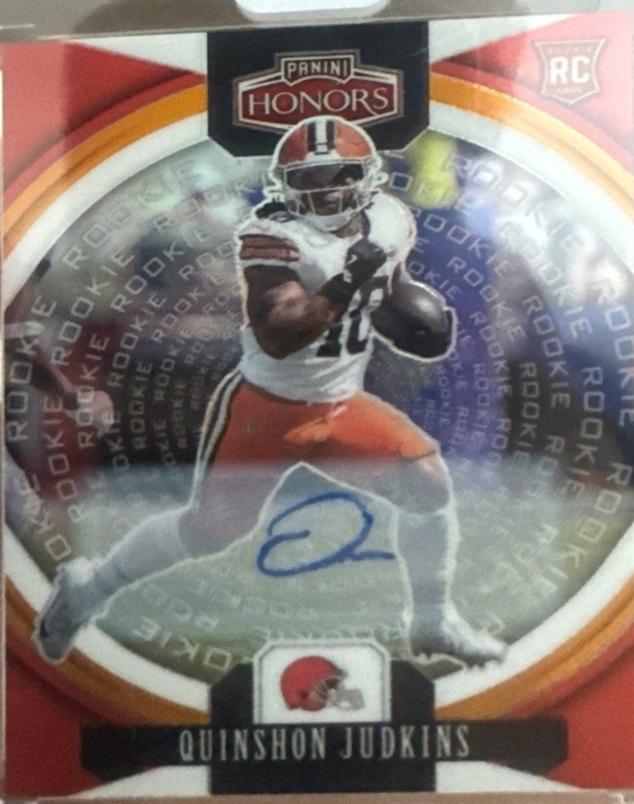 Quinshon Judkins [Blue Rookie Signature] #37