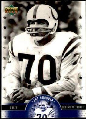 Art Donovan #50 Football Cards 2005 Upper Deck Legends