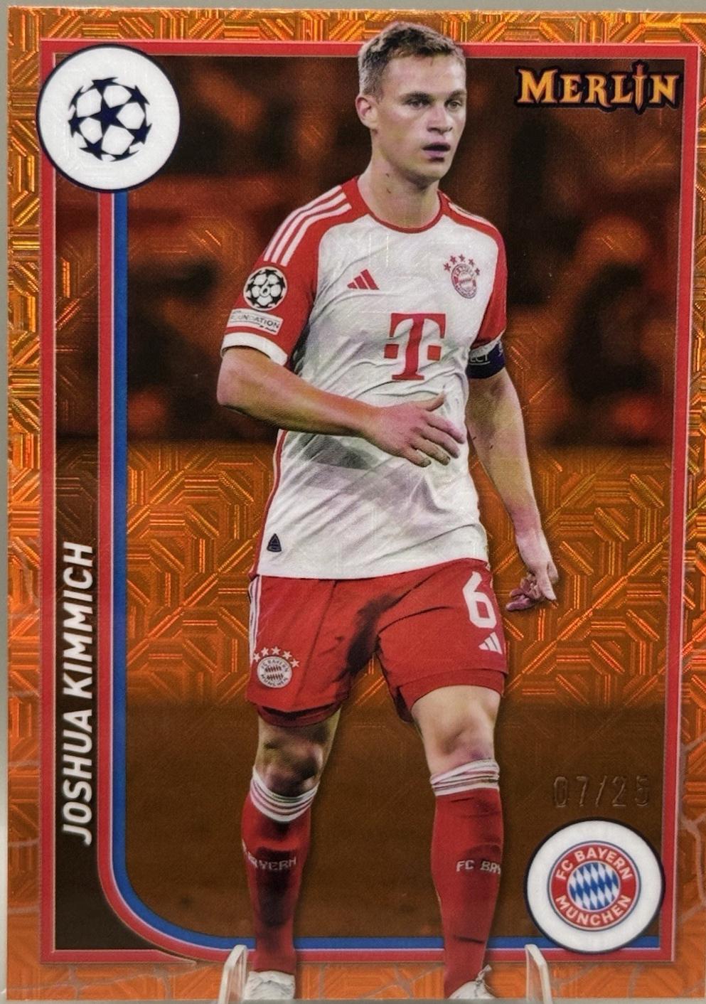 Joshua Kimmich [Orange Mojo Refractor] #43 Prices | 2023 Topps Merlin ...