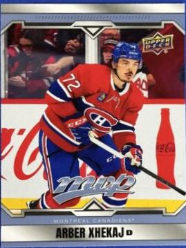Arber Xhekaj #218 Hockey Cards 2024 Upper Deck MVP