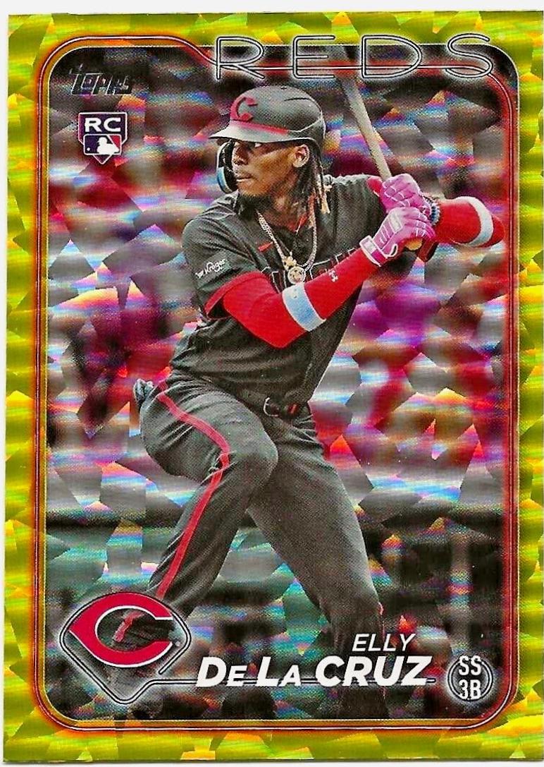 PSA 10 Gem Mint Rookie 2024 Topps Elly De La Cruz Rookie Card #141